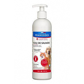Francodex Salmon Oil olej z łososia dla psów i kotów 500ml