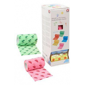 Bandaż elastyczny. Fun-Flex 10cmx4,5m, Summer mix 10szt