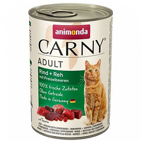 ANIMONDA puszka CARNY Adult - wołowina, sarna, żurawina 400g