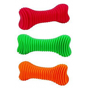 Zabawka dla psa Kość Dentystyczna żebrowana pływająca 14cm SP