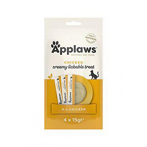 Applaws Cat poch. Kremowy Puree z kurczaka 4x15g