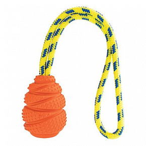 Pływający aport treningowy z liną i wanilią 7/36 cm HipHop Dog