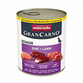 GRANCARNO Senior - wołowina, jagnięcina 800 g