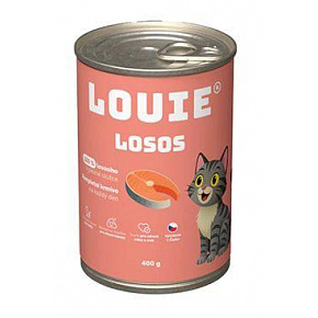Louie Cat konserwa. Łosoś z prebiotykami 400g
