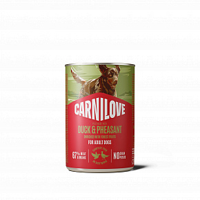 Carnilove Dog Can Paté z kaczki i bażanta 400 g