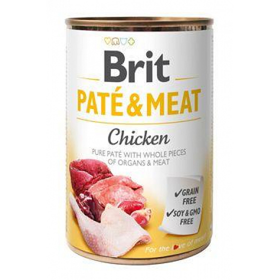 Brit Dog konz Paté & Meat Kurczak 400g
