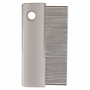 Grzebień bardzo drobny na pchły i kurz, metalowy 6 cm