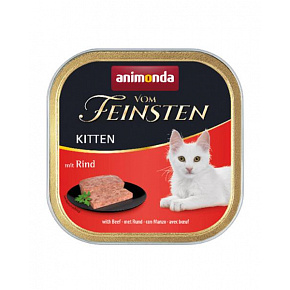 Animonda Vom Feinsten cat Kitten wołowina opak. 16 x 100 g