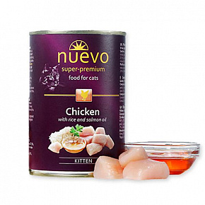 NUEVO cat Kitten Chicken bal. 6 x 400 g puszka NUEVO cat Kitten Chicken bal. 6 x 400 g puszka