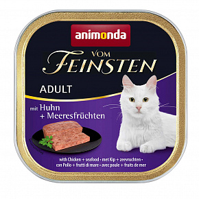 ANIMONDA pasztet ADULT - kurczak, owoce morza dla kotów 100g