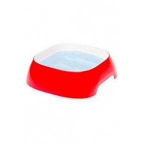 Miska plastikowa GLAM SMALL 0,4l czerwona FP