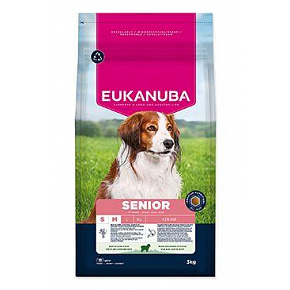Eukanuba Dog Senior Small&Medium bogata w jagnięcinę 3kg Eukanuba Dog Senior Small&Medium bogata w jagnięcinę 3kg