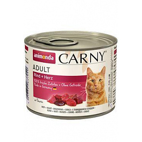Animonda kot CARNY puszka. Adult serce wołowe 200g