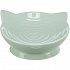 Ceramiczna miska VIVIANA, kształt kociej głowy, 0,15 l/ø 14 cm, szałwiowa