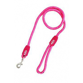 Smycz BUSTER Reflective linowa 120cm/13mm różowa Smycz BUSTER Reflective linowa 120cm/13mm różowa