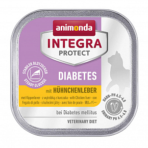 INTEGRA PROTECT Diabet adult z wątróbką drobiową dla kotów 100 g