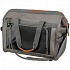 Torba podróżna FINLAY, 43 x 26 x 32 cm, do 10 kg, nylon, czarna/szara