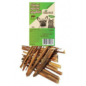 NATURECA przysmak Suszone spaghetti wieprzowe 60g NATURECA przysmak Suszone spaghetti wieprzowe 60g