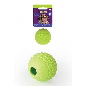 Zabawka dla psa Aroma Piłka wzorzysta, 6,5cm