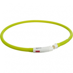 Obroża świecąca USB XS-XL 70 cm / 10 mm, zielona (RP 2,10 zł)