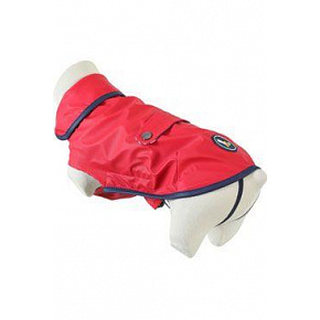 Płaszczyk przeciwdeszczowy dla psów ST MALO czerwony 25cm Zolux