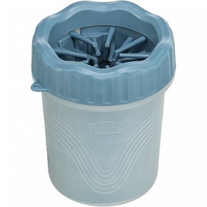 PAW CLEANER - kubek do czyszczenia łap, silikon/plastik, niebieski PAW CLEANER - kubek do czyszczenia łap, silikon/plastik, niebieski