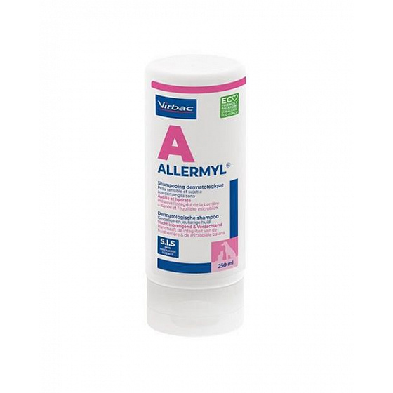 Allermyl łagodzący szampon dla psów i kotów z podrażnioną skórą 250 ml