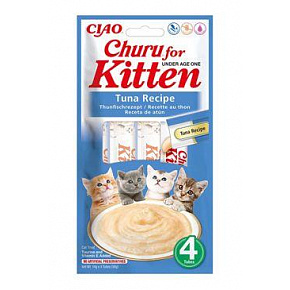 Churu Cat Kitten Przepis z Tuńczykiem 4x14g