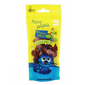 Przysmak dla kota MAPES kawałki kurczaka z kocimiętką 50g Przysmak dla kota MAPES kawałki kurczaka z kocimiętką 50g