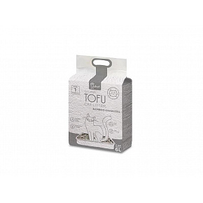 Żwirek dla kotów Velvet Paw Tofu z węglem bambusowym 6 l