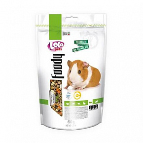 LOLO Foody pełnoporcjowa karma dla świnek morskich 600 g Doypack
