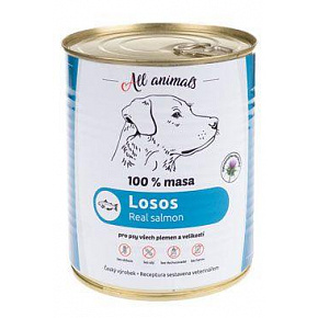 All Animals DOG konserwa. Łosoś mielony 800g