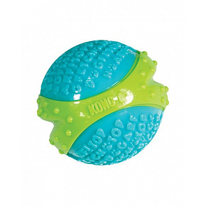Zabawka Kong Dog Corestrength Piłka, zielono-niebieska, guma, L - 7 cm Zabawka Kong Dog Corestrength Piłka, zielono-niebieska, guma, L - 7 cm