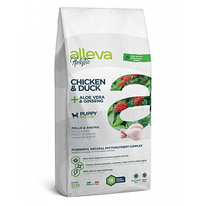 Alleva HOLISTIC dog puppy & junior maxi kurczak 12 kg