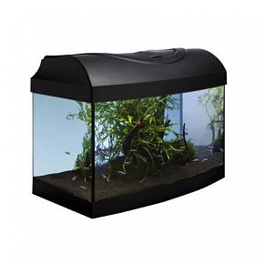 Zestaw akwariowy 40 - czarny zaokrąglony 40x25x25 cm