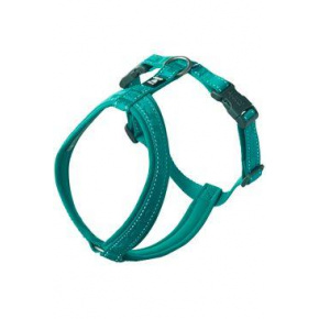 Szelki Y Hurtta Casual ECO pawia zieleń 30-35cm