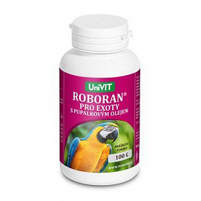 Roboran dla egzotycznych ptaków z olejem z wiesiołka 100g