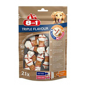 Przysmak 8in1 Flavours Triple Flavour XS/21szt.