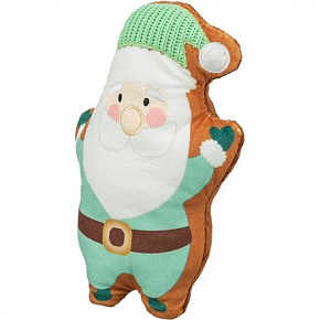 Xmas Santa - zabawka dla psa 22 cm, bez dźwięku, plusz