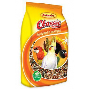 Avicentra Classic menu mały papuga 500g