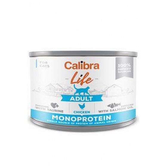 Calibra Cat Life konz.Dorosły Kurczak 200g