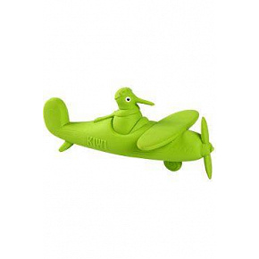 Zabawka dla psa AERO lateksowa, piszcząca, zielona 19cm Kiwi