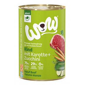 WOW Dog konserwa. Adult wołowina z marchewką 800g