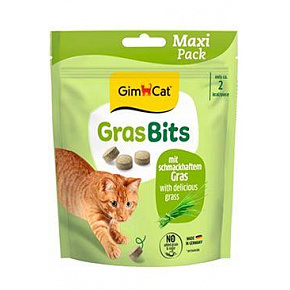 GimCat Gras Bits tabletki z trawą dla kotów 140g