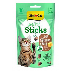 GimCat Mini Sticks indyk&ser 50g
