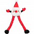 Xmas SANTA - długonogi świąteczny Mikołaj, 54 cm, plusz