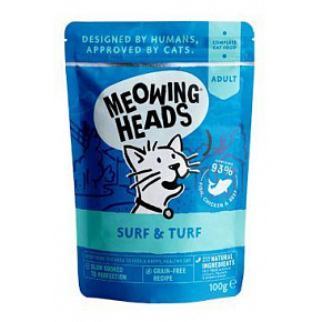 MEOWING HEADS Surf&Turf saszetka 100g