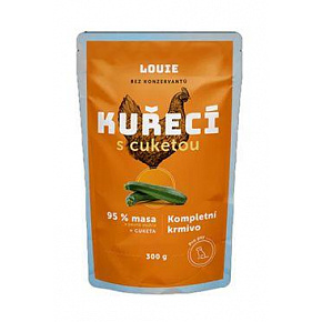 Louie Dog kapsa Kuřecí s cuketou 300g