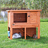 NATURA królikarnia z wybiegiem 104 x 97 x 52 cm, brązowa