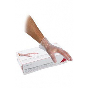 Rękawice nest.wyż.KRUTEX Vinyl rozmiar.M/100szt bez pudru